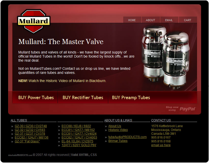 MullardTubes.com